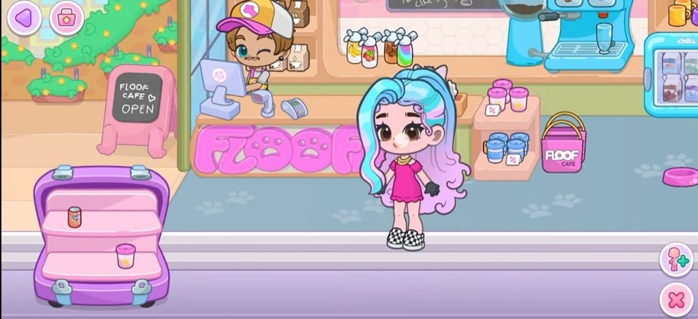 استمتع بأفضل طعام في Dopples World Mod APK