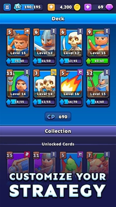 صغير clash mod apk