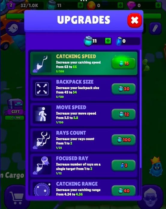 اجعل ترقيات السلطة لصيادين الأشباح وأسلحة الصياد في Ghost Invasion Mod APK
