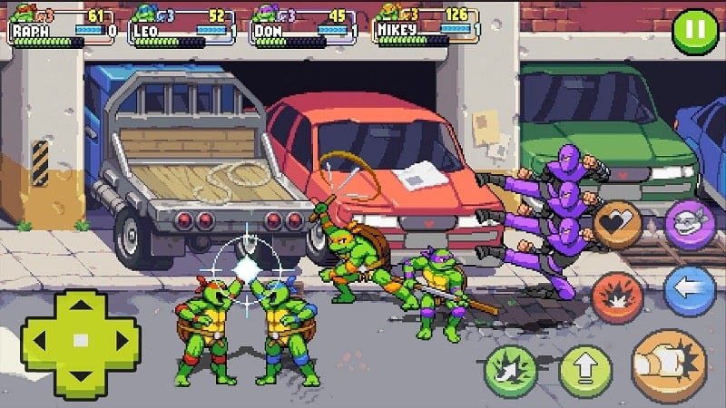 TMNT تمزيق RERDENGE