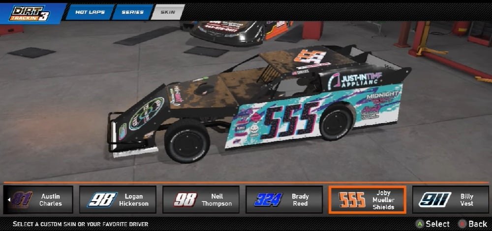 قم بتغيير مظهر سيارتك المفضلة في Dirt Trackin 3 mod apk