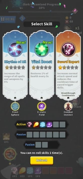 اختر بطاقات المهارات في Brawl Crack Mod APK