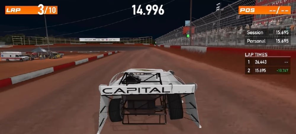 دفع سيارتك والمشاركة في مباريات وجها لوجه مع خصومك في Dirt Trackin 3 Mod APK