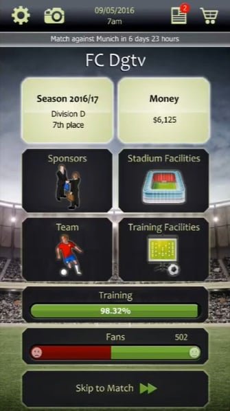 واجهة الإدارة البسيطة سهلة التلاعب في كرة القدم Mod Mod APK