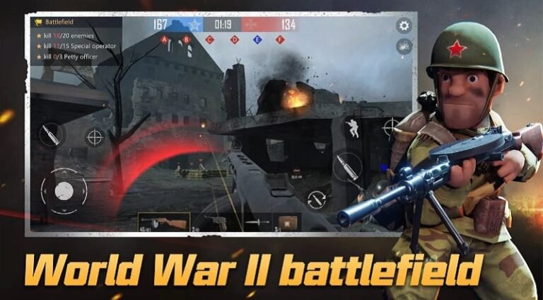 الحرب العالمية ⅱ mod apk 32.0 (القائمة/الرصاص غير المحدود/فتح الأسلحة)