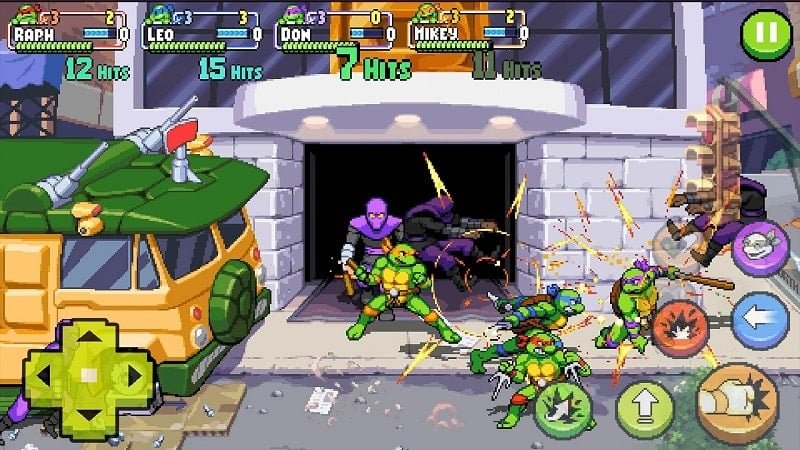 TMNT تمزيق الانتقام وزارة الدفاع