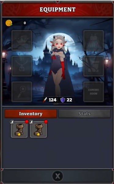 أضف معدات لدعم شخصيتك في Blood Invasion Mod APK