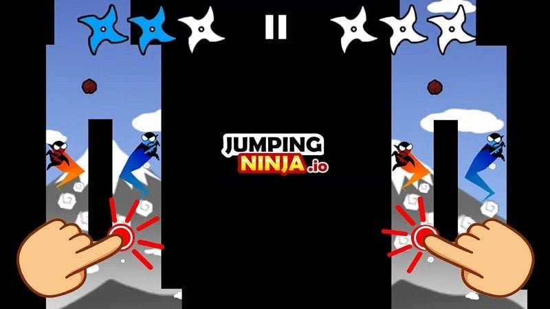 قفز Ninja 2 Player Games Mod