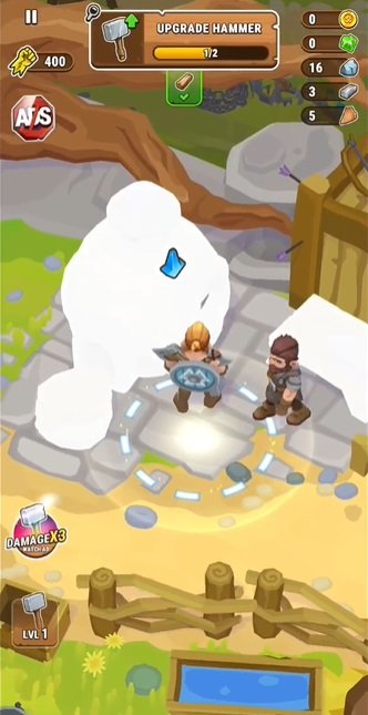 فتح الآلات التي تخدمك في Vikings Revenge Mod APK