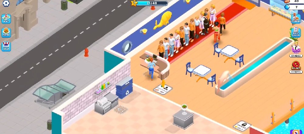 تجديد وتوسيع المطعم في مطعم Suzy's Mode APK