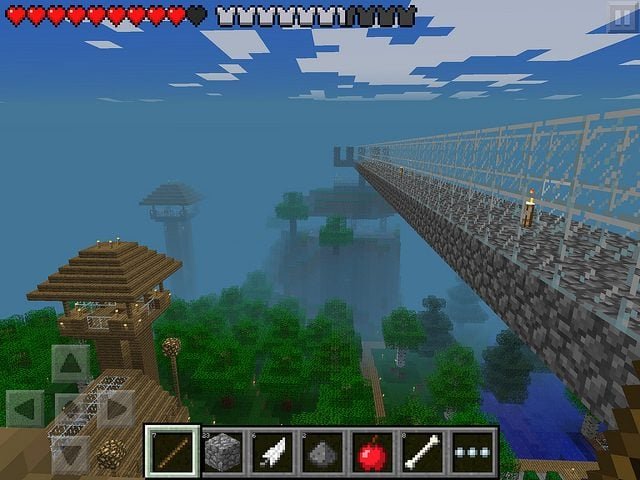 Khung cảnh ẹ ẹp trong game minecraft pe
