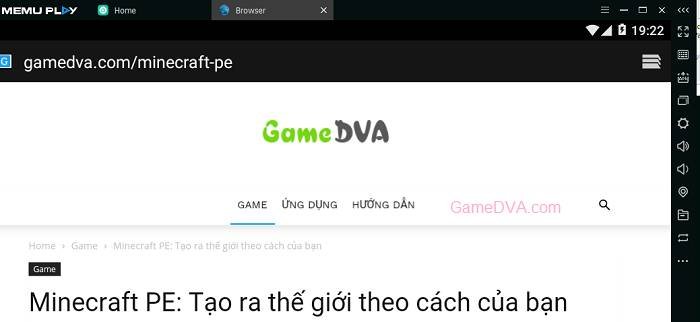 hướng dẫn cài ặt minecraft pe trên máy tính