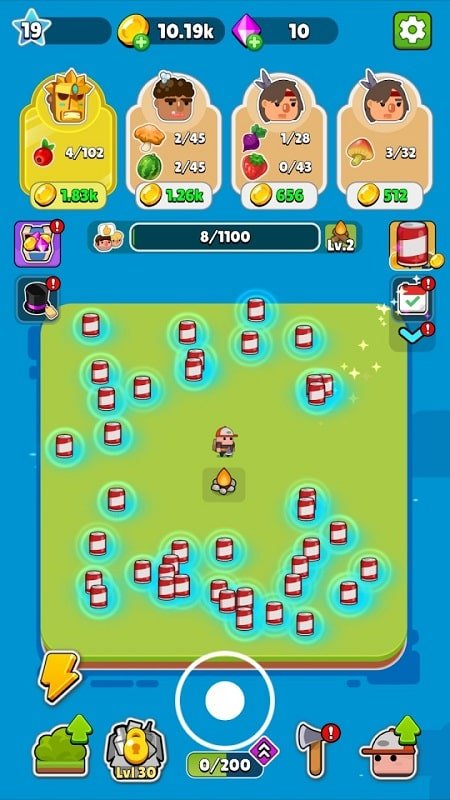 Pocket Land Mod APK دقيقة