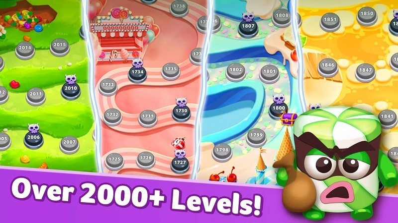 Lollipop Marshmallow Match3 Free Mod