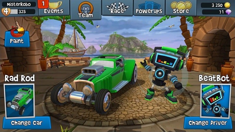 شاطئ العربات التي تجرها الدواب 2 mod apk