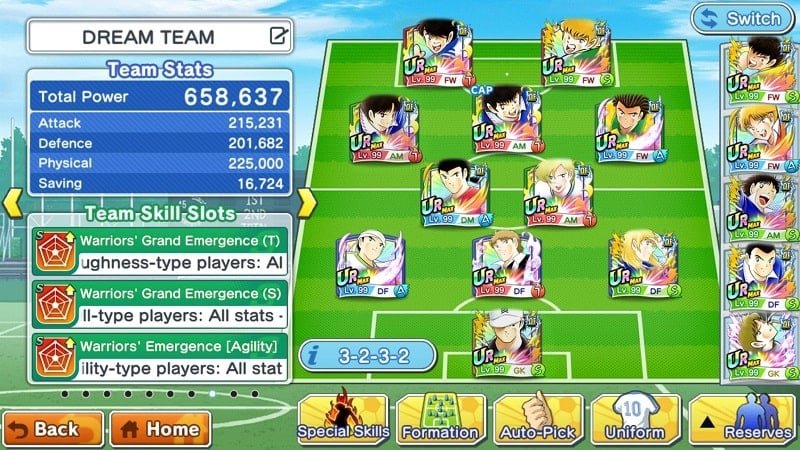 الكابتن Tsubasa Dream Team Free
