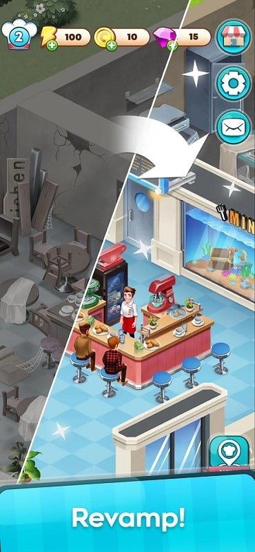دمج مطعم mod apk