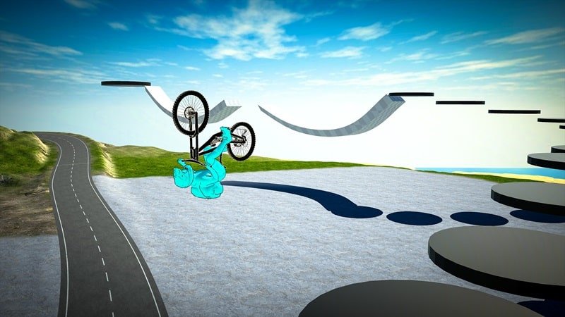 دراجة دراجة متطرفة 3D Mod Android
