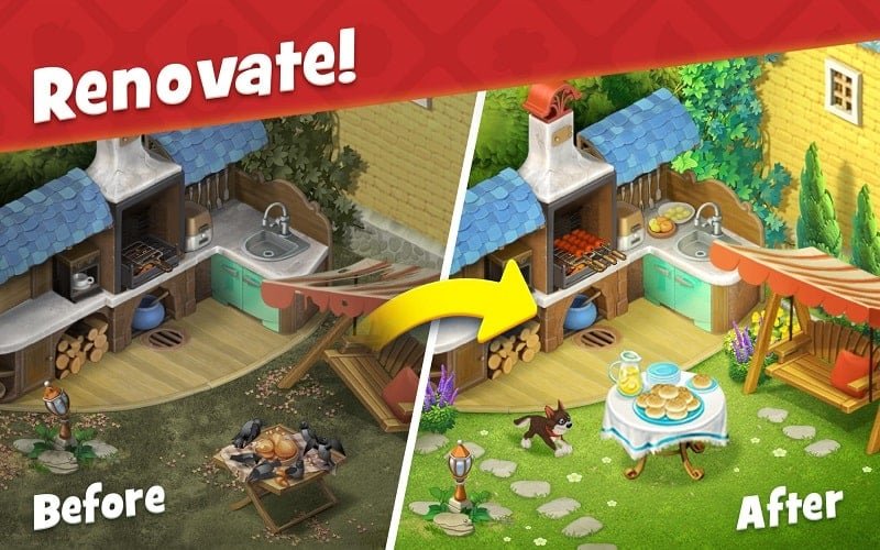 Gardenscapes mod apk