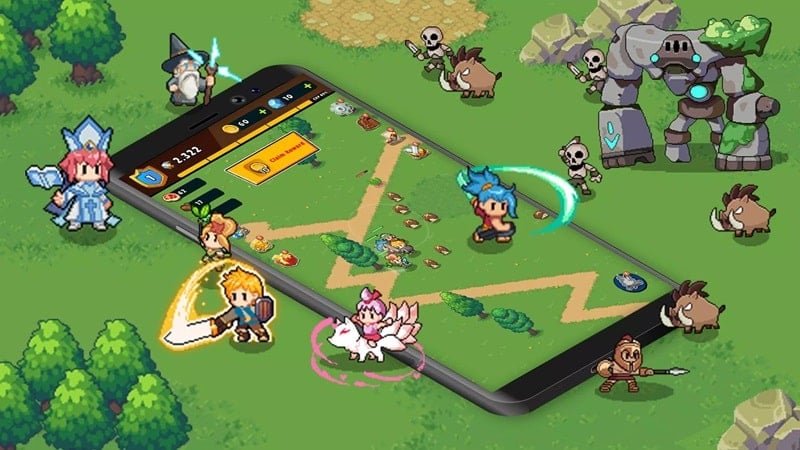 بكسل Guardian War Mod APK