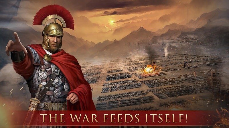 روما الإمبراطورية استراتيجية الحرب mod apk