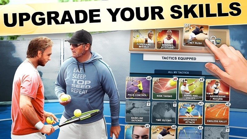 أفضل البذور التنس Mod APK