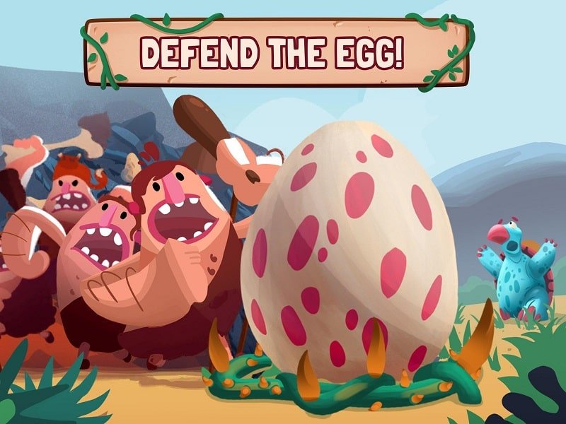 Dino Bash Mod Free
