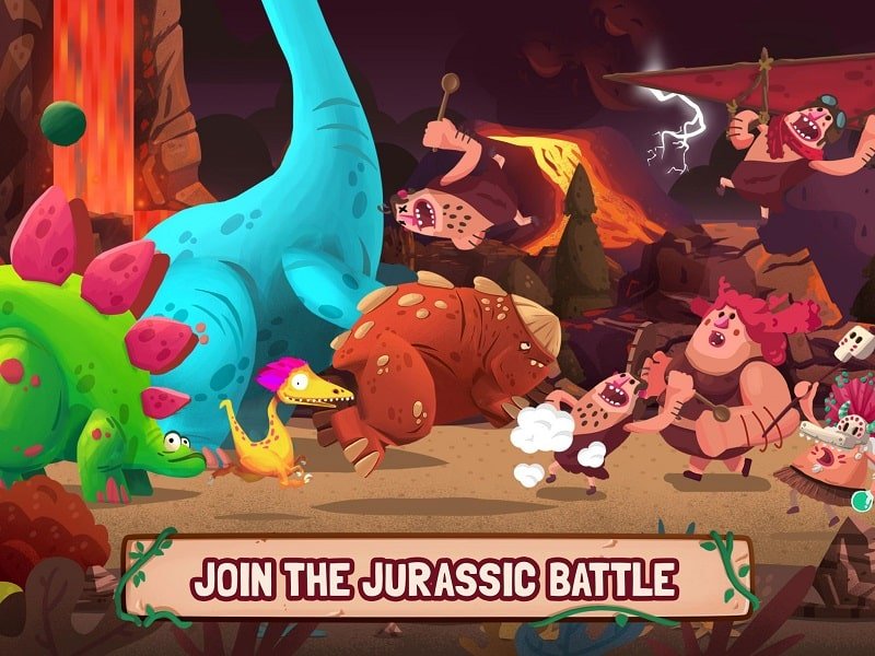 Dino Bash Mod APK مجاني