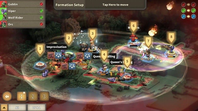 اضغط على Defenders Mod APK