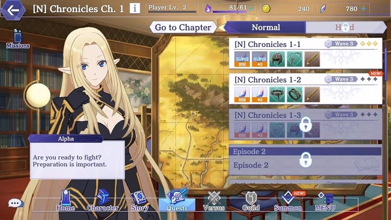 البشرة في Shadow RPG Mod APK