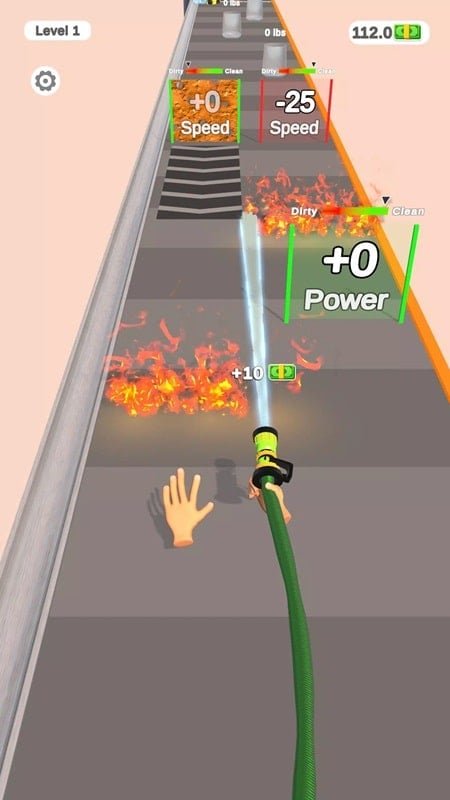 غسل الضغط يدير Android