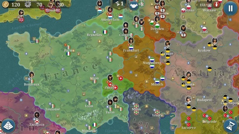 الحرب الأوروبية 6 1804 Mod Free