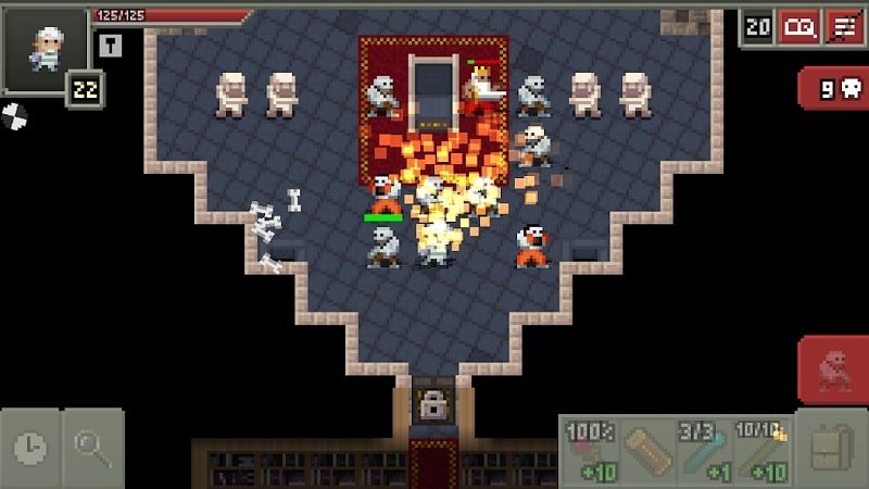 محطمة بكسل الزنزانة Mod Android