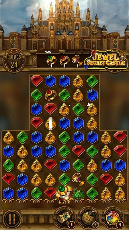 Jewel Secret Castle Match 3 Mod Free