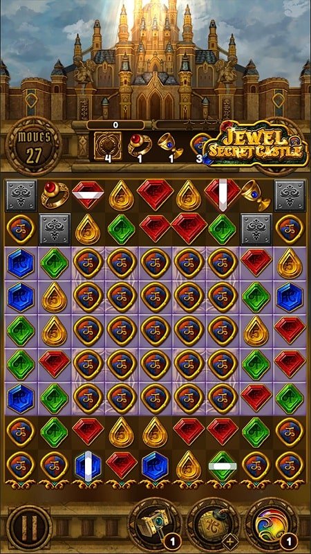 Jewel Secret Castle Match 3 Mod APK