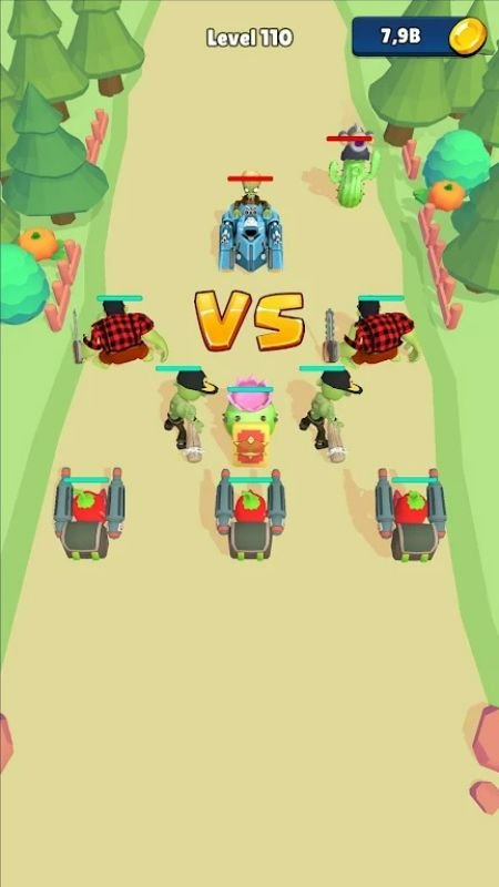 دمج النباتات الخاملة الزومبي Mod APK