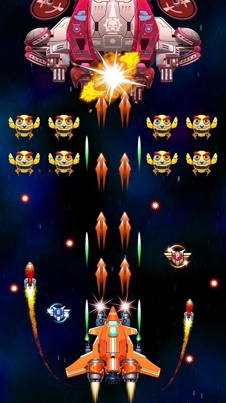 ضرب Galaxy Attack Mod APK