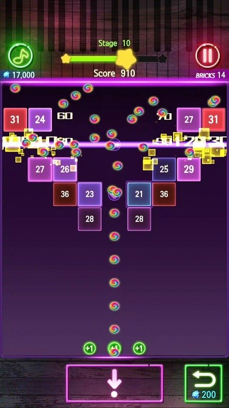 Bricks Melody Balls Mod APK