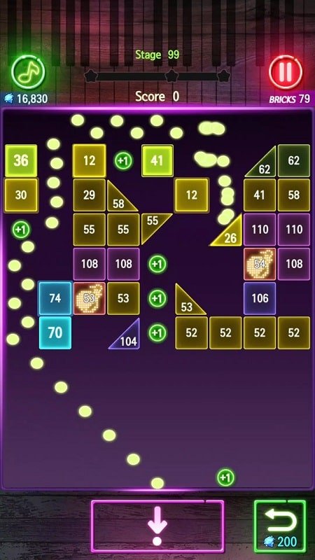 كرات اللحن الطوب Android