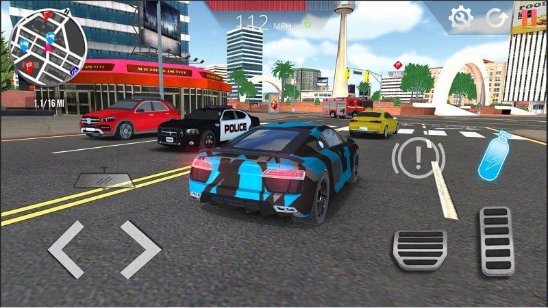سيارة محاكاة حقيقية mod apk