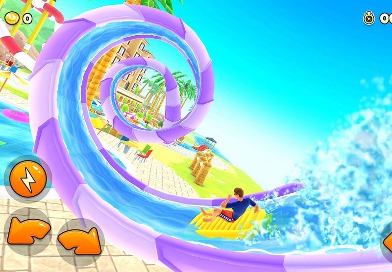 شاقة Rush Water Park Racing Mod APK