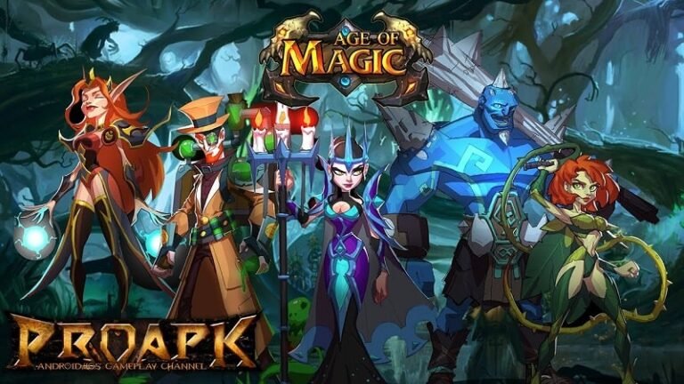 تنزيل Age of Magic Mod APK 2.34.2 (مضاعفات القائمة/الضرر ، وضع الله ، واحد)