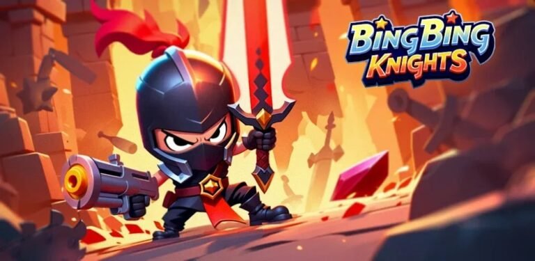 Bingbing Knights Mod Apk 1.5.0 (القائمة/الله/الضرر/مضاعف الدفاع)