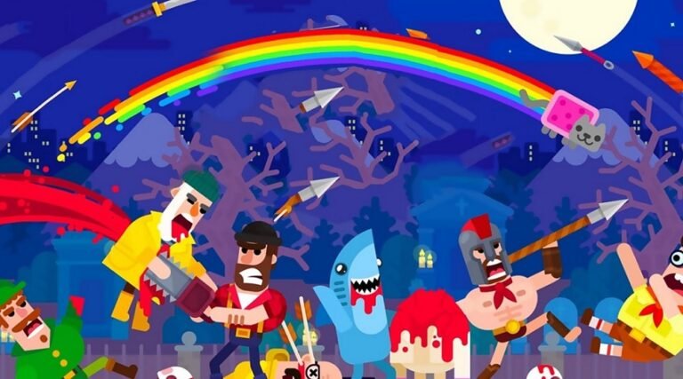 Bowmasters Mod APK 9.0.0 (قائمة/أموال غير محدودة ، وضع الله ، Onehit)
