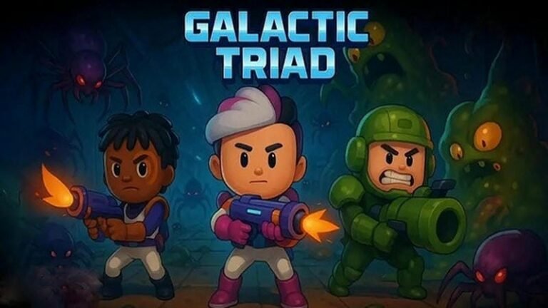 قم بتنزيل Galactic Triad Mod APK 0.1.2 (قائمة/ضرر/هجوم/سرعة الحركة)