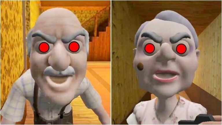 Grandpa and Granny Home Escape Mod APK 1.8.6 (قائمة ، تسوق مجاني/عدو غبي)