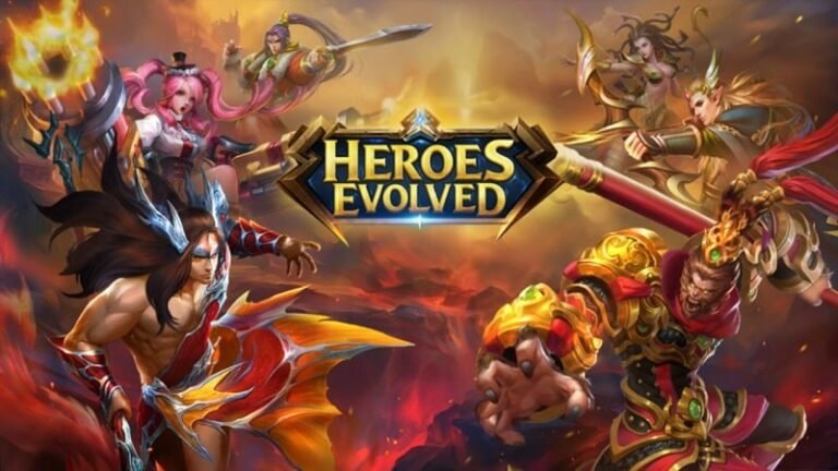 تنزيل Heroes Evolved MOD APK 2.3.1.9 (خريطة الاختراق)