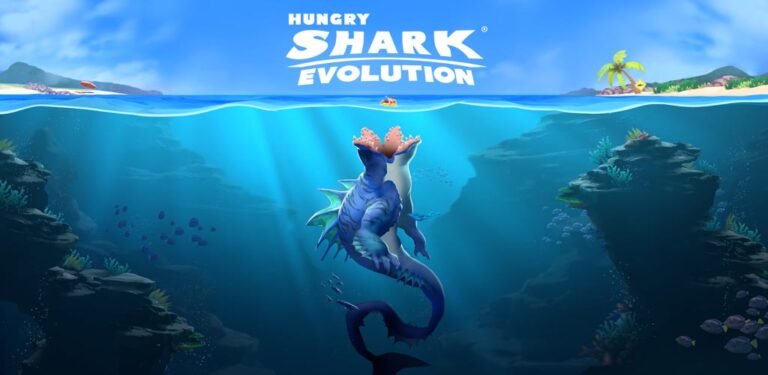 Hungry Shark Evolution MOD APK 12.8.4 (قائمة ، أموال غير محدودة/تعزيز/وضع الله)