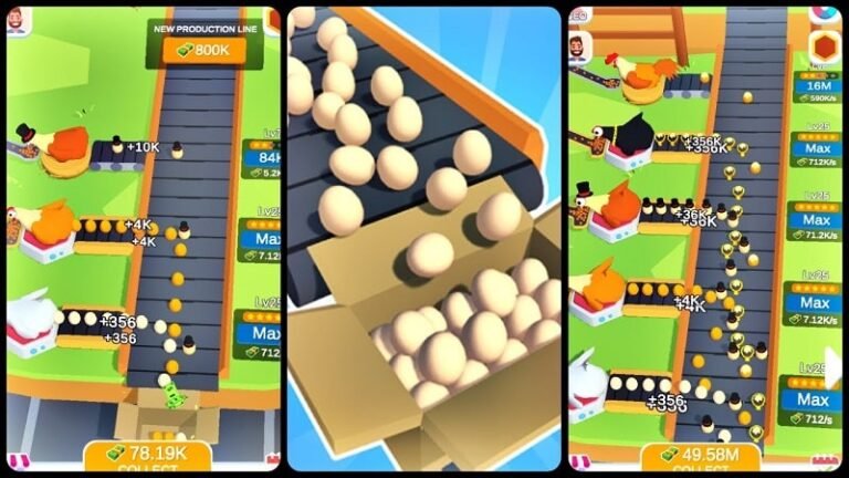 قم بتنزيل Idle Egg Factory MOD APK 3.0.4 (التسوق/المكافآت المجانية)
