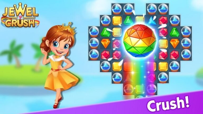 تنزيل Jewel Crush – Match 3 Legend Mod APK 6.2.7 (أموال غير محدودة)